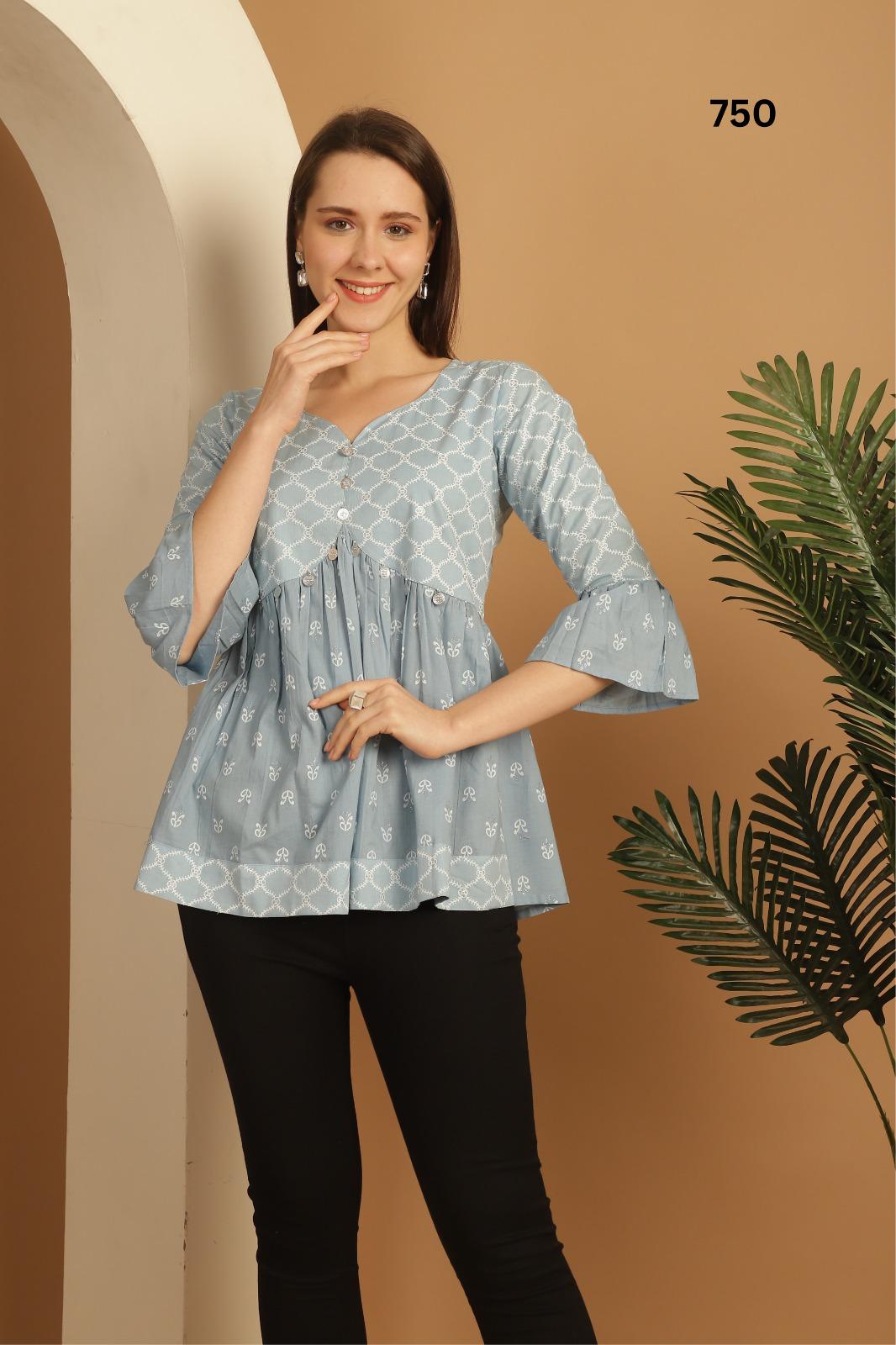 Trendy Printed Tops – 44 Unique Designs | Just ₹450