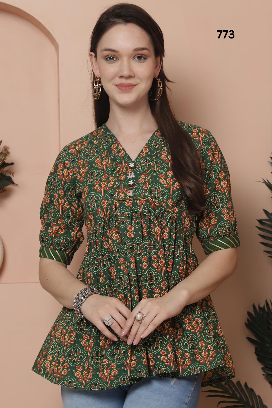 Trendy Printed Tops – 44 Unique Designs | Just ₹450