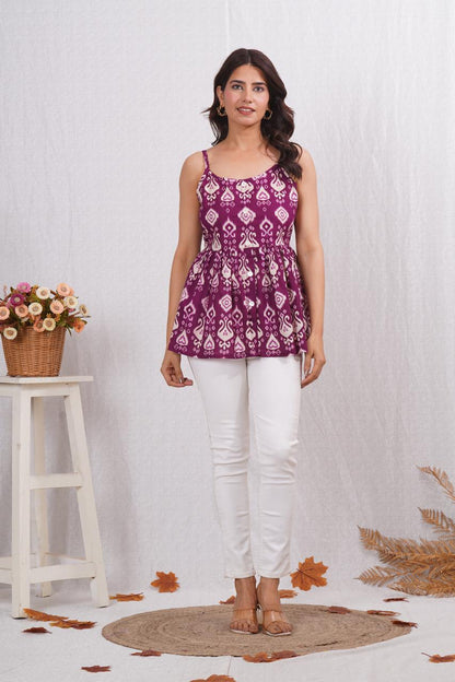 Summer Special Cotton Striped Top – Stay Cool & Stylish!