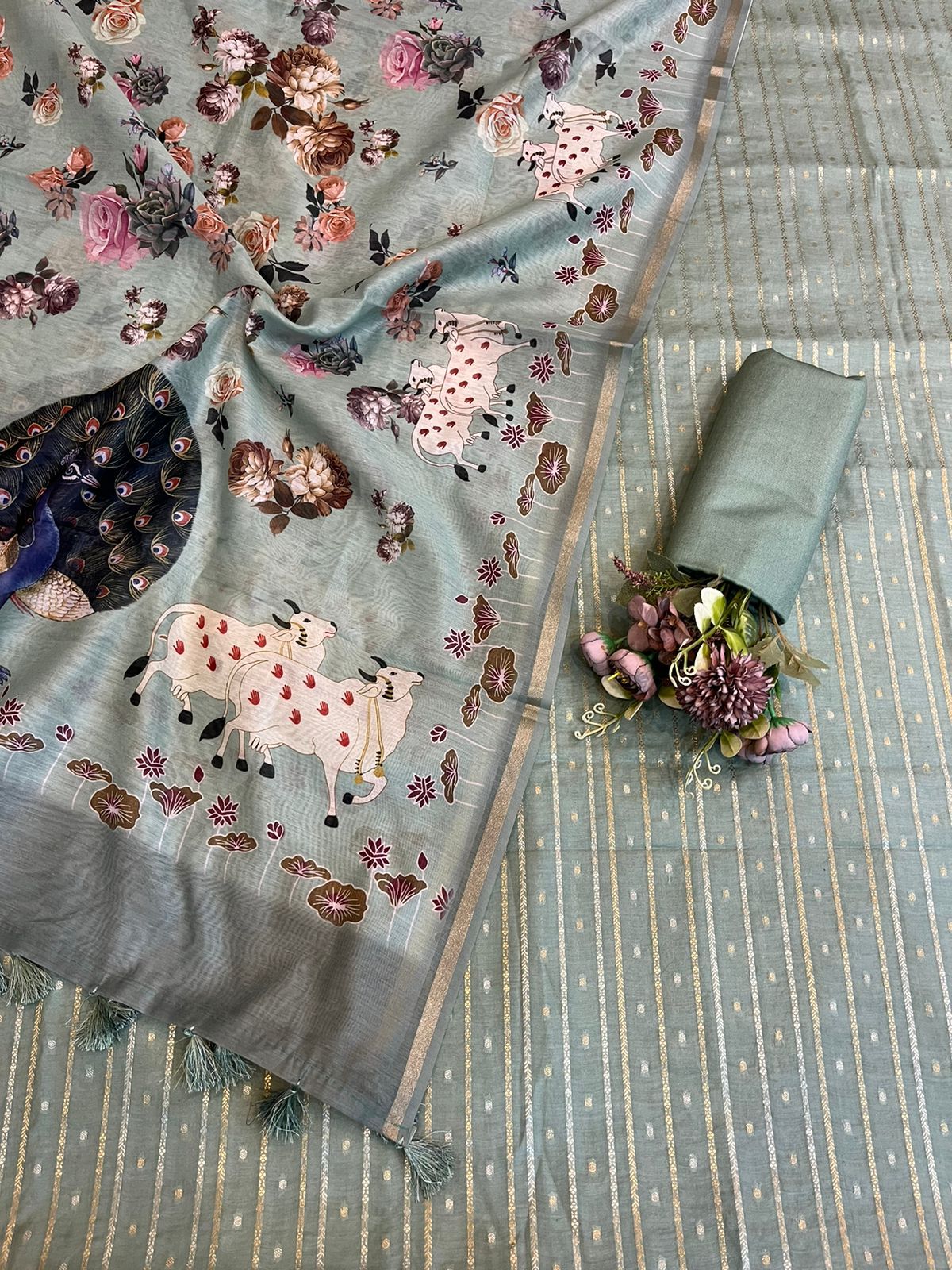 Pure Banarasee Cotton Suit – A Blend of Tradition & Comfort