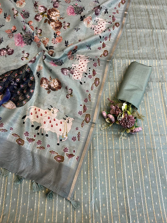 Pure Banarasee Cotton Suit – A Blend of Tradition & Comfort