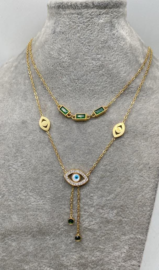 Anti tarnishing adjustable necklace