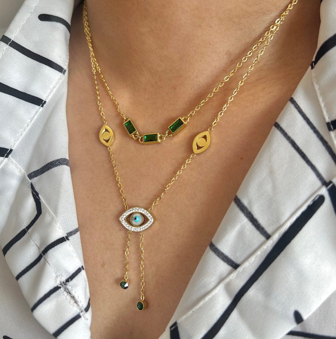 Anti tarnishing adjustable necklace