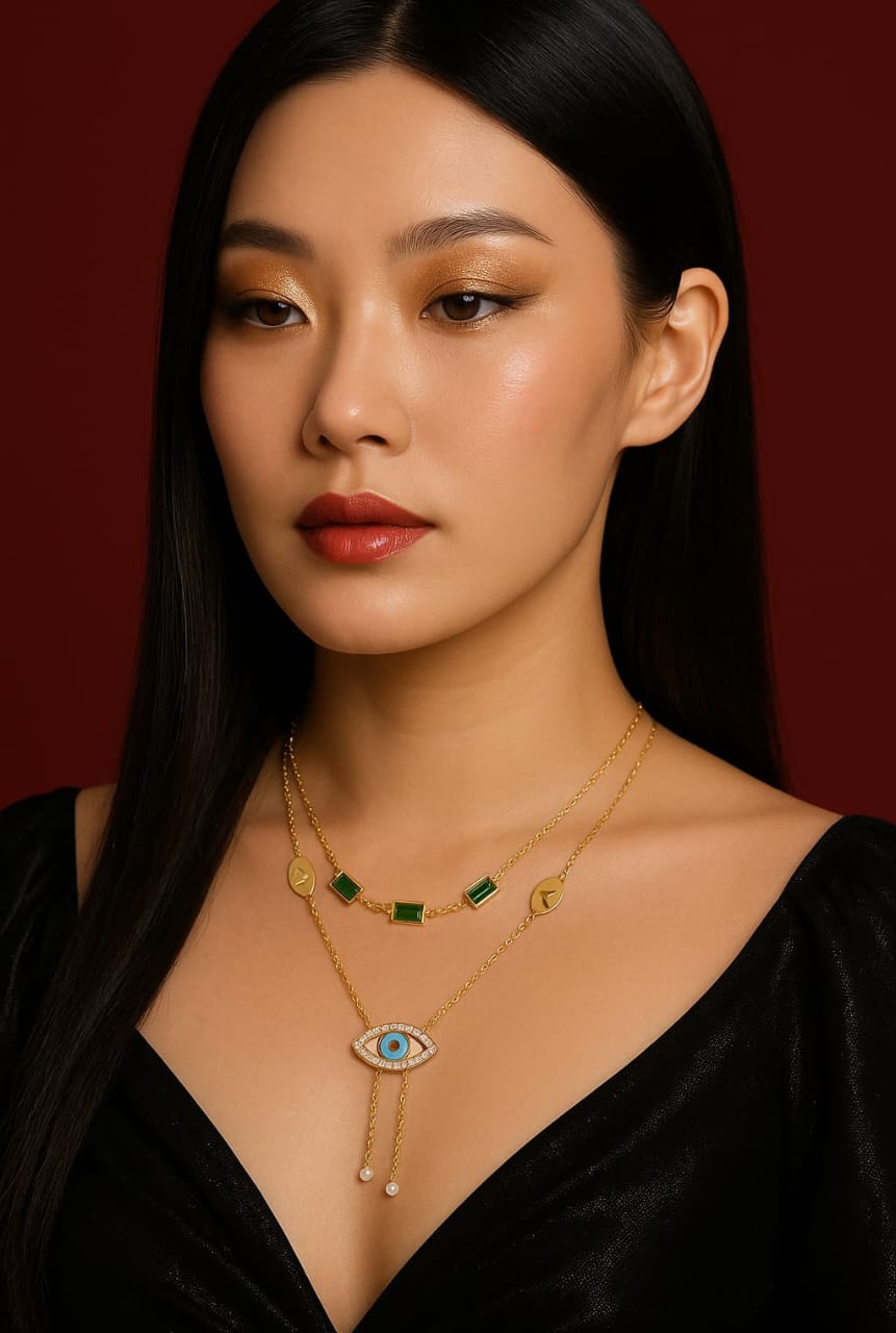 Anti tarnishing adjustable necklace